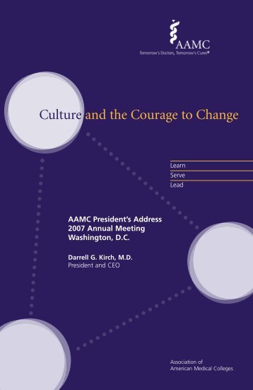 Culture and the Courage to Change - Member Profile - AAMC