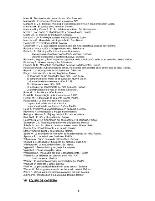 1 I PsicologÃ­a del Desarrollo - Facultad de Ciencias Sociales