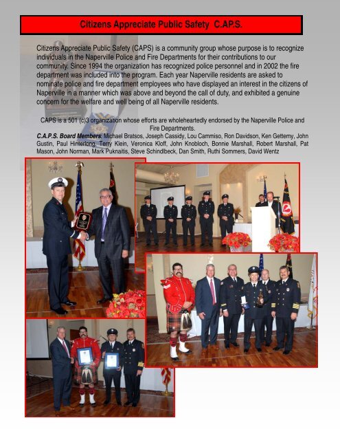 2012 Annual Report Naperville Fire Department - City of Naperville