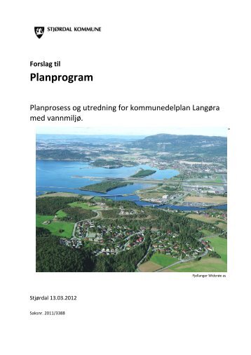 Planprogram kommunedelplan LangÃƒÂ¸ra.pdf - StjÃƒÂ¸rdal kommune