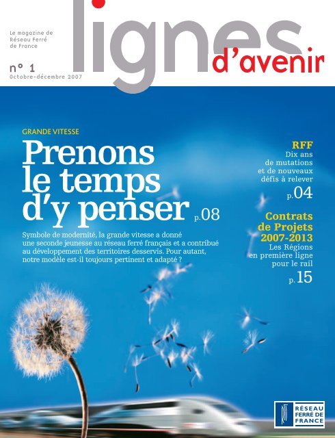 magazine Lignes d'avenir nÂ° 1 - RFF