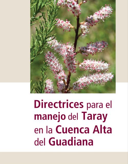 Directrices para el manejo del Taray en la Cuenca Alta del Guadiana