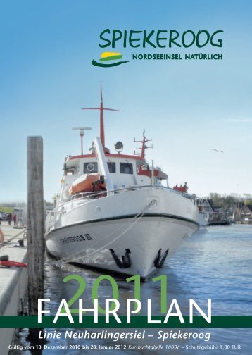 2011 fahrplan - Spiekeroog