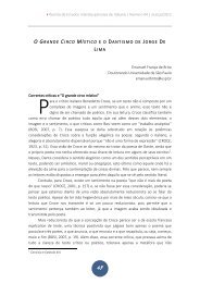 O grande circo mÃ­stico e o dantismo de Jorge de Lima