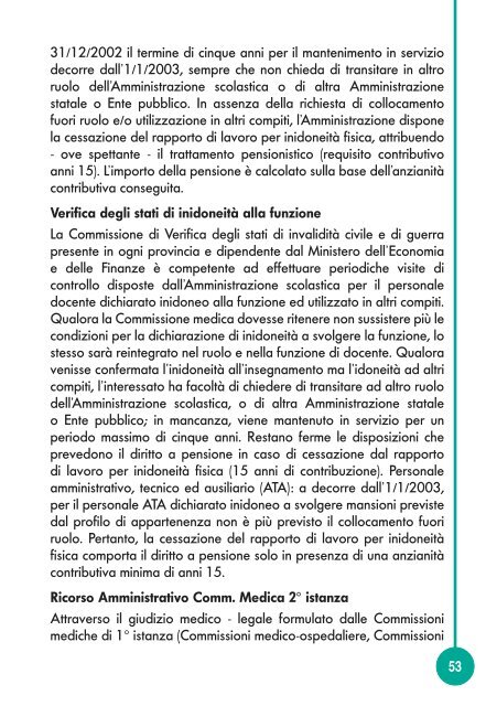 PENSIONI E PRESTAZIONI INPDAP 2008 - Cisl Lombardia