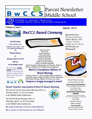 Parent Newsletter-March 2013.pdf - Beginning with Children Charter ...