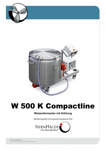 W 500 K Compactline - IsernhÃ¤ger GmbH & Co. KG