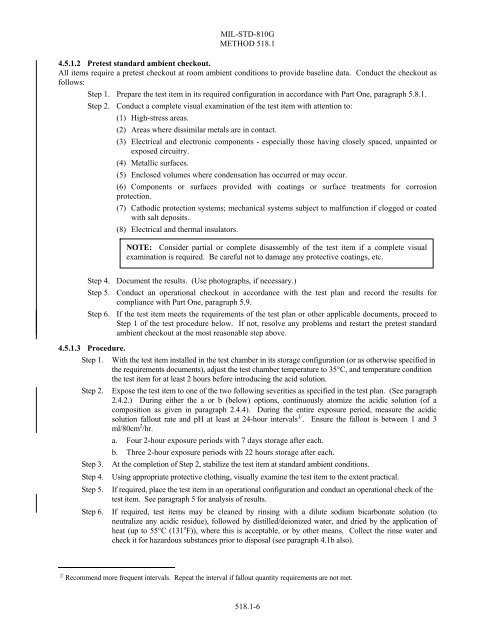 Mil/check Performance Review MIL-STD-810G