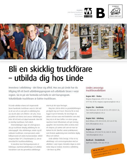 BÃ¤ttre Upp - Linde Material Handling AB