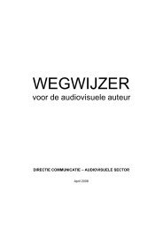 Wegwijzer audiovisuele auteurs - Sabam