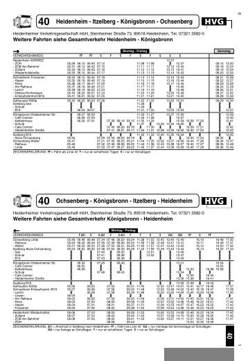 40 Heidenheim - Itzelberg - Königsbronn - Ochsenberg 40 ...