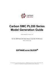 Carbon SMC PL350 Series Model Generation Guide