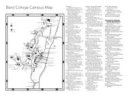 Bard College Campus Map