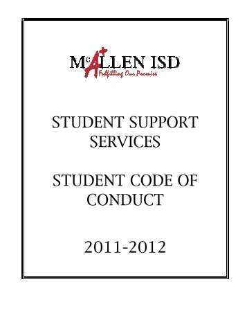 Student Code of Conduct - McAllen ISD