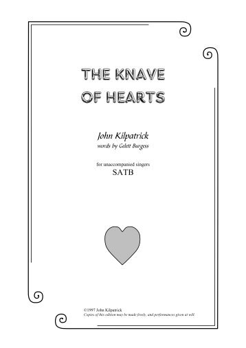 Knave of Hearts - John Kilpatrick's Home Page