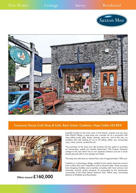 Causeway House Craft Shop & Café, Back Street, Castleton ... - Vebra