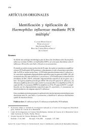 IdentificaciÃ³n y tipificaciÃ³n de Haemophilus influenzae mediante ...