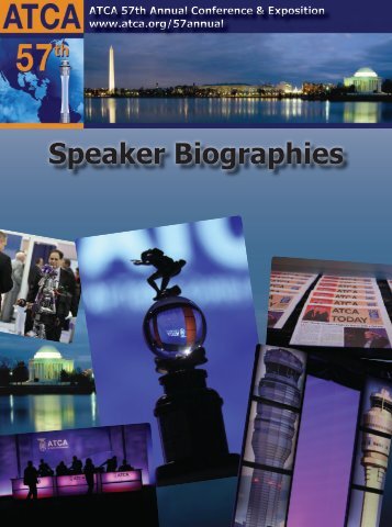 Speaker Biographies - Air Traffic Control Association