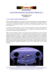 LES OVNIS VIENNENT-ILS DE ZETA RETICULI ? - Page d'accueil