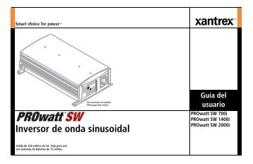 PROWatt SW Inverter International_ESP.book - Xantrex