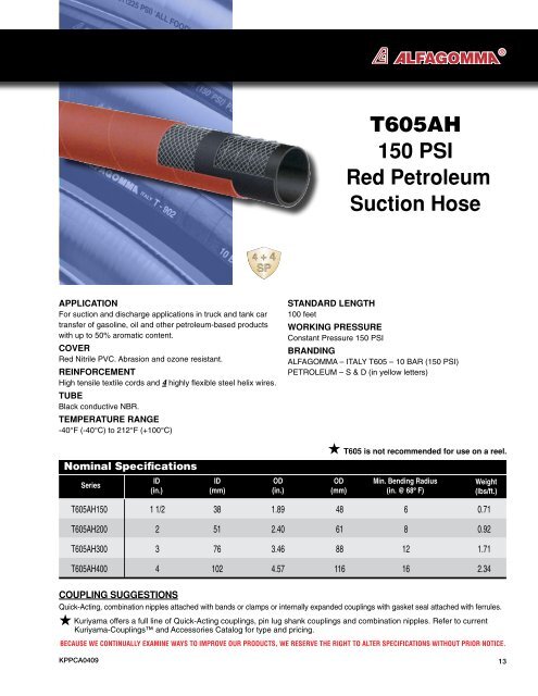 Hoses and Accessories for Handling Petroleum Products and ...