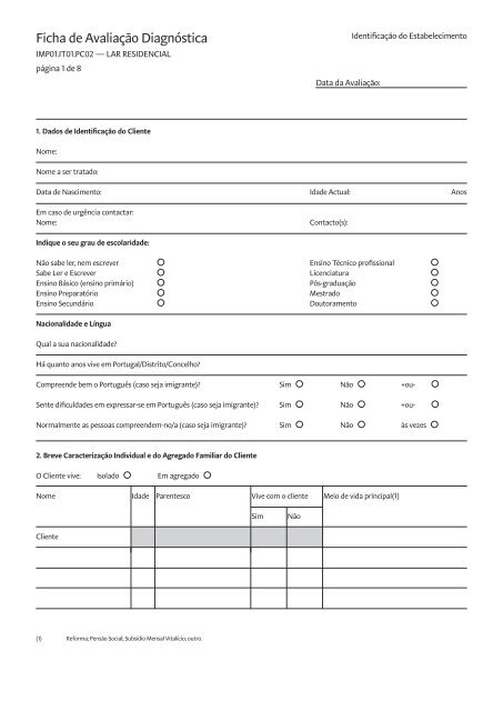 manual de processos-chave - SeguranÃ§a Social