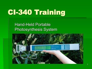 CI-340 Training - CID, Inc.