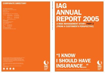 IAG annual report—Full