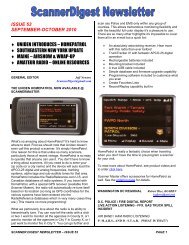 Issue 47 - Scanner Digest Newsletter