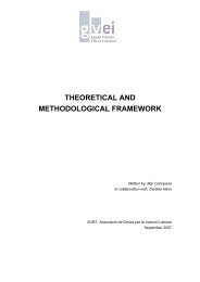 THEORETICAL AND METHODOLOGICAL FRAMEWORK - Surt