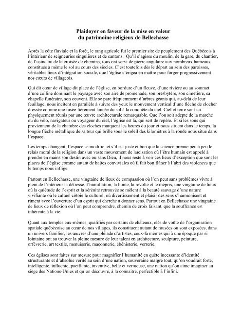 Plaidoyer en faveur du patrimoine religieux.pdf - SociÃ©tÃ© historique ...