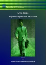 livro verde- espirito empresarial na europa - Ser Empreendedor