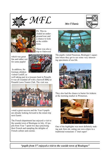 to download a copy of the Newsletter - Stanwell School