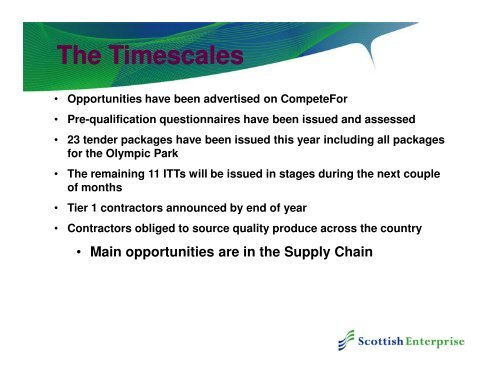 Public Procurement Seminar 6 October 2010 - Scotland Food and ...