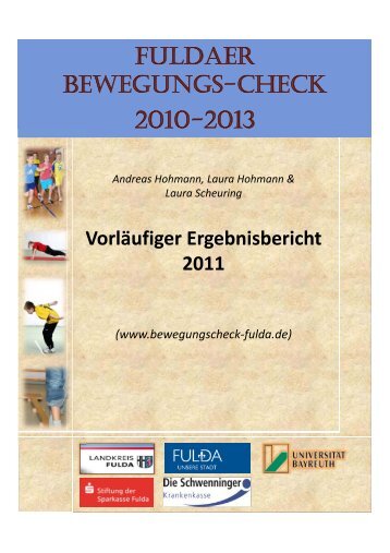 der fuldaer bewegungs-check 2011 - Institut für Sportwissenschaft ...