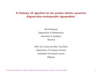 A Cholesky LR algorithm for the positive definite symmetric diagonal ...