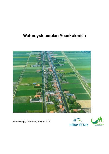 Watersysteemplan Veenkoloniën - Hunze en Aa's