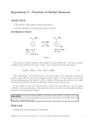 nitration of methyl benzoate lab report conclusion