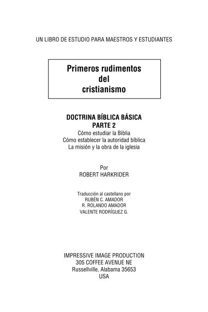 Rudimentos diccionario bíblico