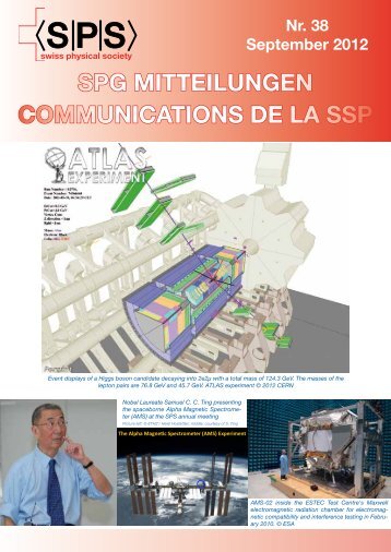 spg mitteilungen communications de la ssp - Schweizerische ...