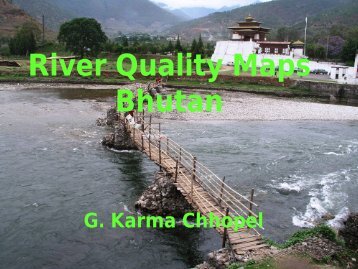 Water Quality Map Paro - ASSESS-HKH