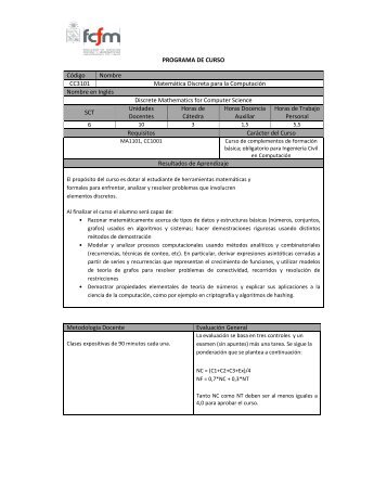 Matemática Discreta para la Computación - Escuela de Ingeniería y ...