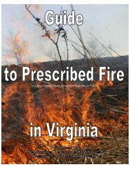 Guide to Prescribed Fire in Virginia - College of Natural Resources ...