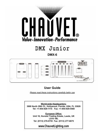 DMX-6 User Guide