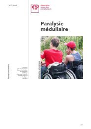 Paralysie mÃ©dullaire - Le site de l'APF sur les ParaplÃ©gies et ...