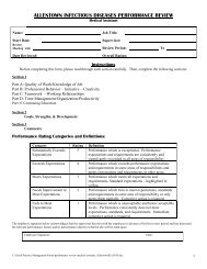 Medical Assistant Evaluation - Infectious Diseases Society of America