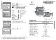 Kompakt Kanalaufbereitung TSH 6-12 C / TSH 10-20 C - TeleDis