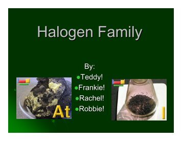 Halogen Family.ppt - Nichols School