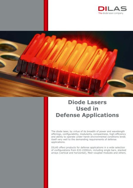 Diode Lasers Used in Defense Applications - DILAS