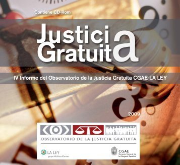 IV Informe del Observatorio de la Justicia Gratuita - AbogacÃ­a ...